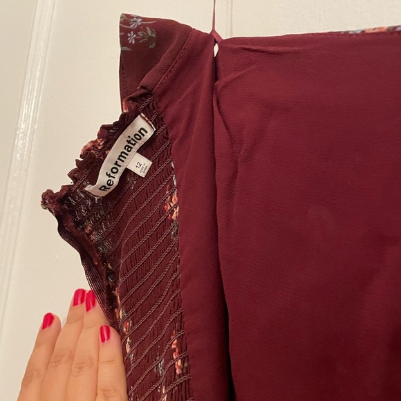 Reformation Lore dress size 12 - Picture 6 of 9